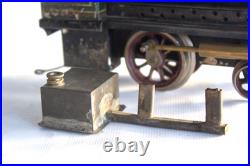 1910's Bing 1-gauge Steam Stork Leg Locomotive Passenger Set with Station platform