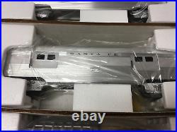 1989 Lionel Santa Fe Aluminum 5 Passenger Car Set 6-19109 6-19110 to 6-19113 NIB