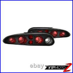 Black Tail Lights For 1993-2002 Chevy Camaro Z28 - Pair, Clear Lens, DOT/SAE
