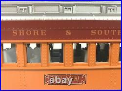 20-40009 MTH South Shore Line 5-Car 70' Madison Passenger Set withPassengers
