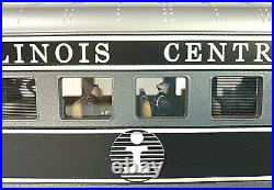 20-65153 MTH Illinois Central 5-Car 70' Streamlined Passenger Set withPassengers