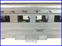 20-66230 MTH Santa Fe 70' Streamlined 2-Car Sleeper/Diner Set withPassengers
