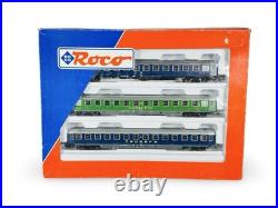 #44098 Roco HO 1/87 3-Car Passenger Set withOriginal Box-Made in Austria
