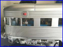 4 Piece Set USA TRAINS SANTA FE Extruded Aluminum Passenger Cars- Used