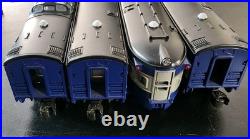 4. Williams Streamliner Passenger Car Set Baltimore & Ohio Capitol Limited XS87