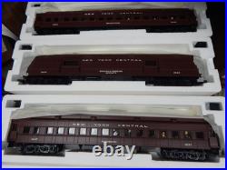 5 K-LINE k-4470B NEW YORK CENTRAL 28TH ANN PASSENGER CAR SET NIB O GAUGE RARE