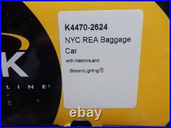 5 K-LINE k-4470B NEW YORK CENTRAL 28TH ANN PASSENGER CAR SET NIB O GAUGE RARE