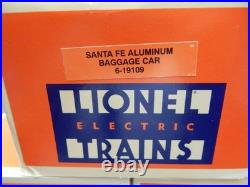 5 Lionel 6-19109-19113 Santa Fe Aluminum Passenger Car Set Nib O Gauge Lqqk