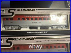 6 K-Line Streamliners Passenger Cars New In Box O Gauge Set