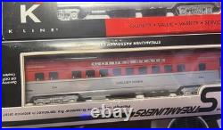 6 K-Line Streamliners Passenger Cars New In Box O Gauge Set