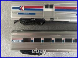 7 HO Athearn Amtrak Phase IV Streamliner Passenger Car Set very light use