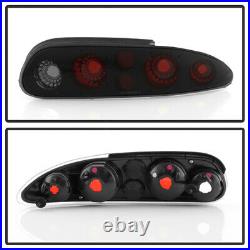 93-02 Chevy Camaro Z28 SS SINISTER BLACK SMOKE Tail Light Replacement Lamp SET