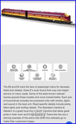 AC&W E8 AA Diesel set with 5 matching Passenger cars amazing must have set NIB