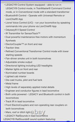 AC&W E8 AA Diesel set with 5 matching Passenger cars amazing must have set NIB