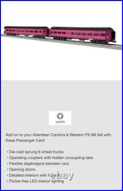 AC&W E8 AA Diesel set with 5 matching Passenger cars amazing must have set NIB