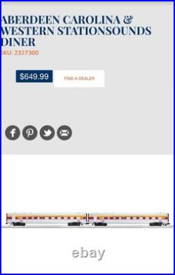 AC&W E8 AA Diesel set with 5 matching Passenger cars amazing must have set NIB