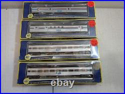 AHM Amtrak Passenger Car Set of 4 HO Scale