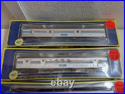 AHM Amtrak Passenger Car Set of 4 HO Scale