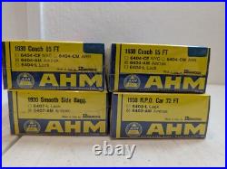 AHM Amtrak Passenger Car Set of 4 HO Scale