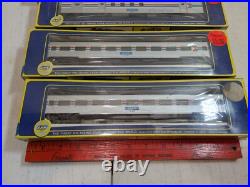 AHM Amtrak Passenger Car Set of 4 HO Scale