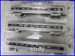 AMERICAN FLYER 6-49930 SANTA FE Blue & Gold S Gauge 3 Passenger Cars Set / NEW