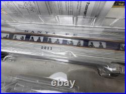 AMERICAN FLYER 6-49930 SANTA FE Blue & Gold S Gauge 3 Passenger Cars Set / NEW