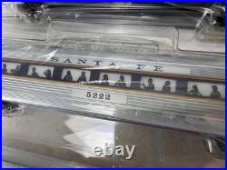 AMERICAN FLYER 6-49930 SANTA FE Blue & Gold S Gauge 3 Passenger Cars Set / NEW