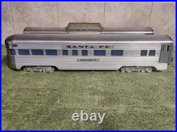 AMERICAN MODEL TOYS (AMT) 0 GAUGE Set Of 4 SANTA FE Streamliner PASSENGER CARS