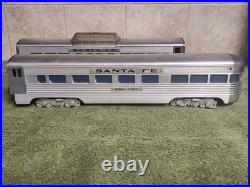 AMERICAN MODEL TOYS (AMT) 0 GAUGE Set Of 4 SANTA FE Streamliner PASSENGER CARS