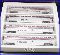 AMTRAK Superliner 4-Car Passenger Set O Gauge Train MTH #20-6524 NEW