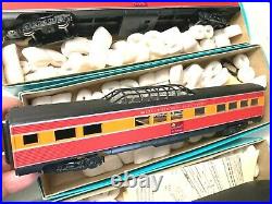 ATHEARN-HO-SOUTHERN PACIFIC DAYLIGHT PASSENGER CARS-BOXED-USED-Set of 6