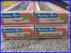 Amer Flyer 9504/05/06/07 Erie Passenger car set (3/16/25)