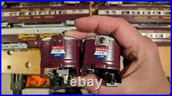 American Flyer Alco PA Diesel ABA set with 6 Passenger Cars custom paint SWEET