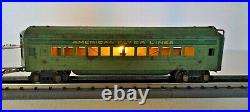 American Flyer Prewar Hudson Green Streamliner #1773 Passenger Car Set O Gauge