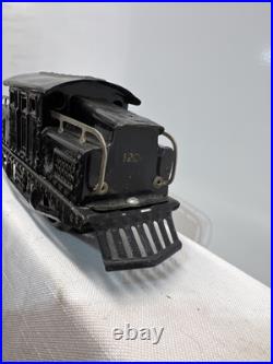 American Flyer Prewar Tinplate Black 1201 Electric Engine 4-Car Passenger Set