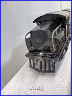 American Flyer Prewar Tinplate Black 1201 Electric Engine 4-Car Passenger Set