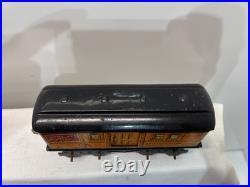 American Flyer Prewar Tinplate Black 1201 Electric Engine 4-Car Passenger Set
