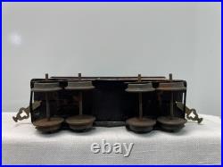 American Flyer Prewar Tinplate Black 1201 Electric Engine 4-Car Passenger Set