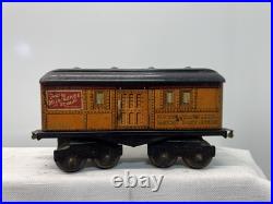 American Flyer Prewar Tinplate Black 1201 Electric Engine 4-Car Passenger Set