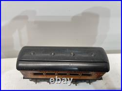 American Flyer Prewar Tinplate Black 1201 Electric Engine 4-Car Passenger Set