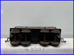 American Flyer Prewar Tinplate Black 1201 Electric Engine 4-Car Passenger Set
