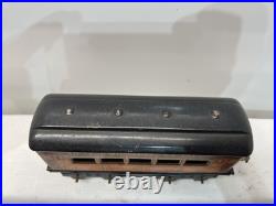 American Flyer Prewar Tinplate Black 1201 Electric Engine 4-Car Passenger Set