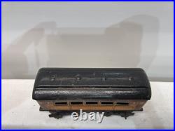 American Flyer Prewar Tinplate Black 1201 Electric Engine 4-Car Passenger Set