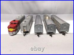 American Flyer Set #5108-W Santa Fe Diesel 3 Car Passenger Set'S' Gauge C-8