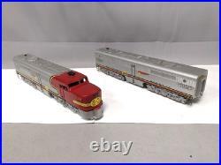 American Flyer Set #5108-W Santa Fe Diesel 3 Car Passenger Set'S' Gauge C-8