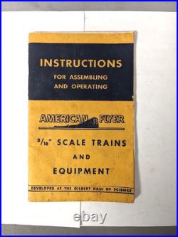 American Flyer Set #5108-W Santa Fe Diesel 3 Car Passenger Set'S' Gauge C-8