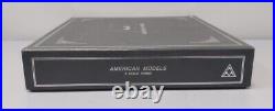 American Models S Scale Silver Burlington Northern 4 Car Passenger Set LN/Box