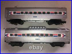 Amtrak Set of 4 Passenger Cars-6403, 6404, 6405 & 6406