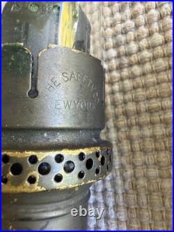 Antique Set of 3 The Safety Co New York Railroad Passenger Car Candle Lamps