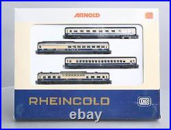Arnold 0144 N Scale DB Rheingold 4-Car Passenger Set EX/Box